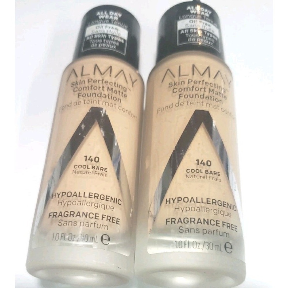 ALMay Skin Perfecting Comfortable Matte Foundation Hyper Allergenic...2 Pack